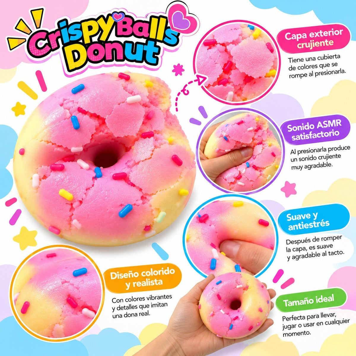 Cinco beneficios de la Crispy Balls Donut