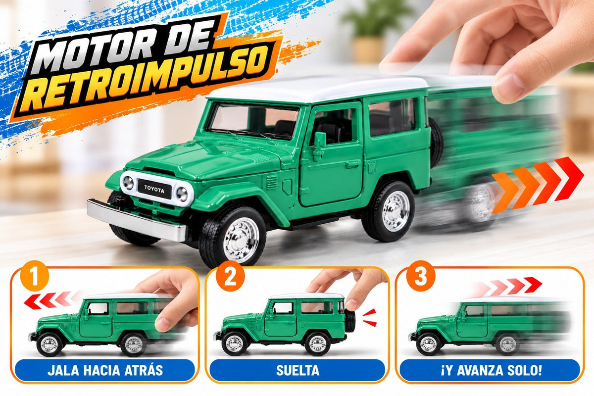 Motor de retroimpulso: jala hacia atrás y suelta