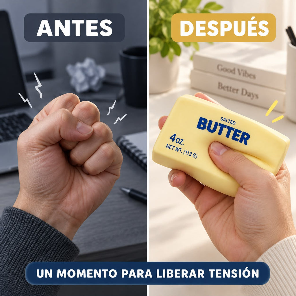 Juguete Squishy Barra de Mantequilla Anti Estres Sensorial
