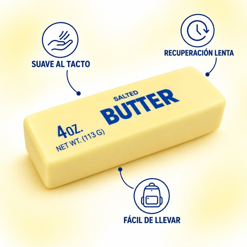 Juguete Squishy Barra de Mantequilla Anti Estres Sensorial
